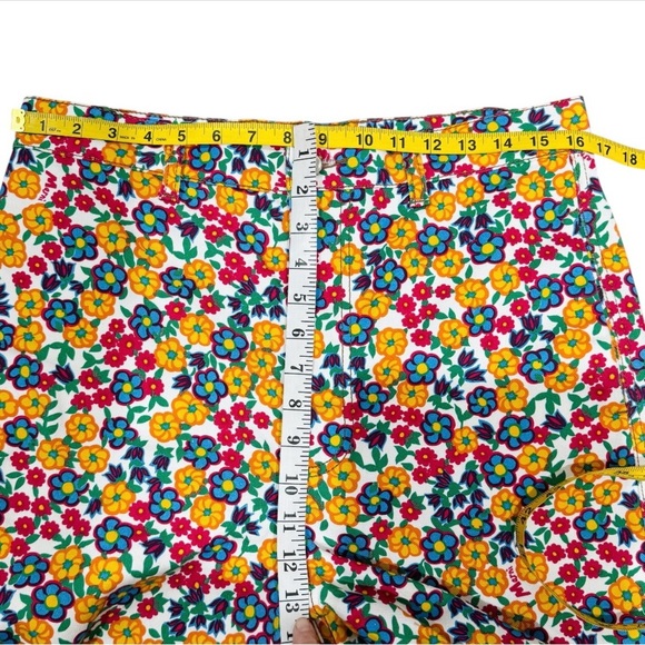 Marni high waisted Multicolour Cropped denim Floral Trousers EUC - Picture 10 of 16